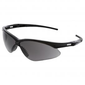 MCR Safety Glasses Memphis MP1 Black Frame, Gray MAX36 (MP112DC)