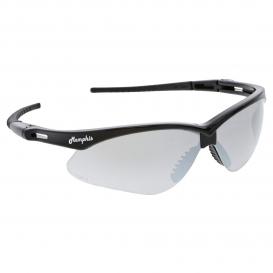 MCR Safety Glasses Memphis MP1 Black Frame, Silver Mirror (MP117)