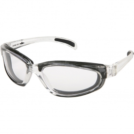 MCR Safety Glasses PN1 Clear Frame, Clear AF Lenses (PN120AF)