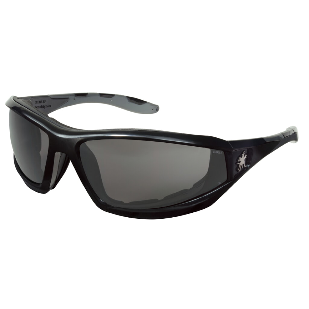 MCR Safety Glasses Swagger RP2 Gray MAX36 Lenses (RP212DC)