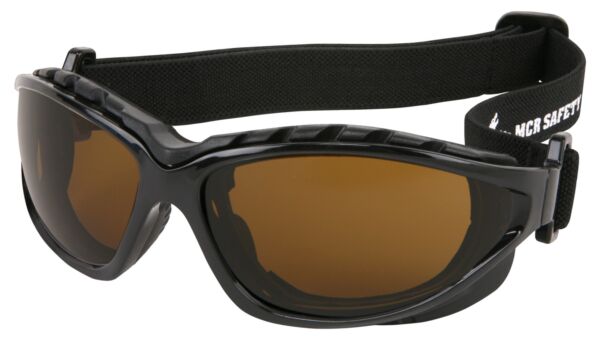 MCR Safety Glasses Swagger RP3 Brown MAX6 Lenses (RP31BPF)