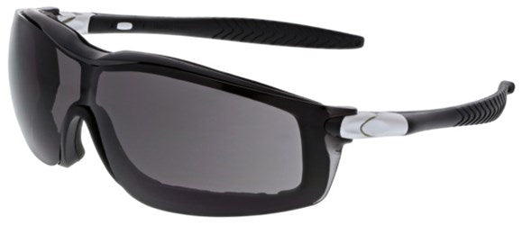 MCR Safety Glasses RT1 Black Frame, Magnifier 2.0 CL UV-AF (RTH20AF)