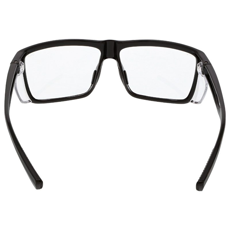 MCR Safety Glasses Swagger SR2 Black Frame, Clear Lenses (SR210)