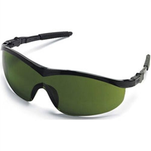 MCR Safety Glasses ST1 Black Frame, Filter 3.0 Green Lens (ST1130)