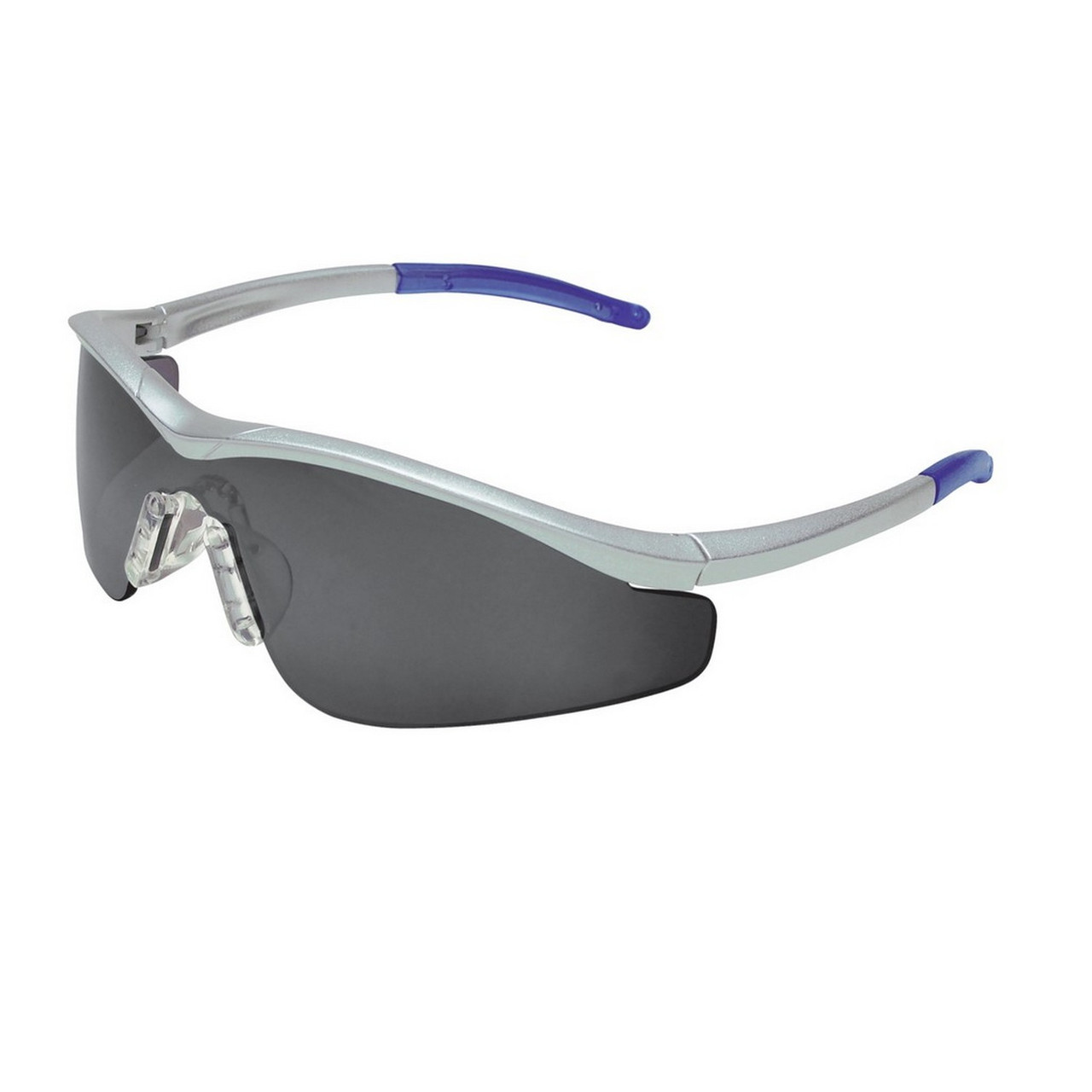 MCR Safety Glasses T1 Steel Frame, Gray UV-AF Lens (T1142AF)