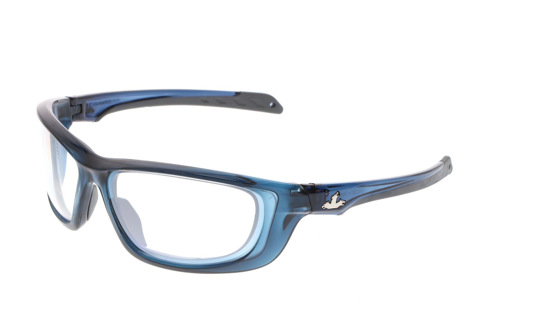MCR Safety Glasses UD1 Dark Blue Frame, Gray MAX6 Lenses (UD122PF)