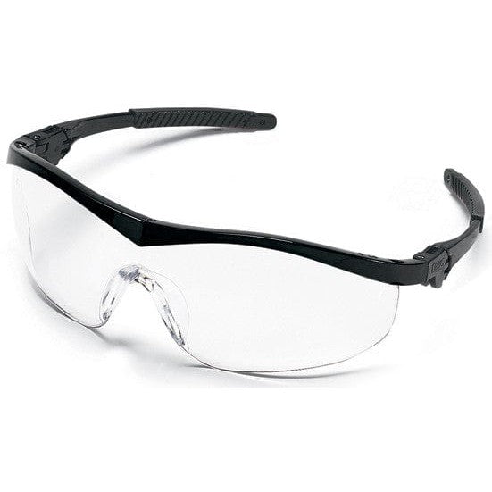 MCR Safety Glasses VL2 Black Frame, Clear Lenses (VL230)
