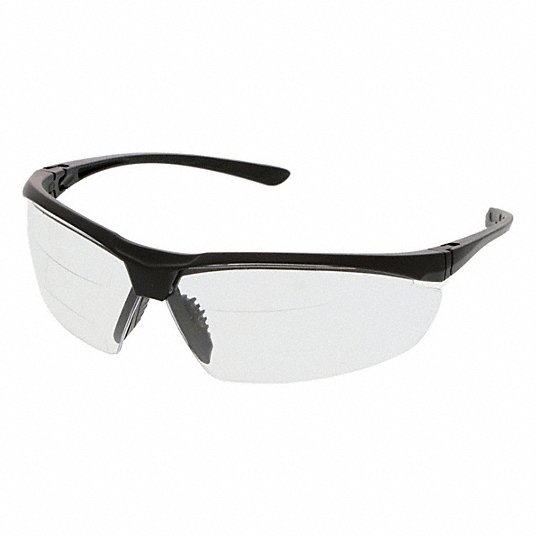 MCR Safety Glasses VL2 Clear Dual 1.5 Magnifiers (VL23D15)