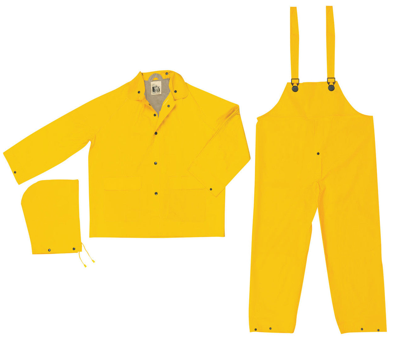 MCR Safety Garments Stowaway, .25mm, 2-Ply PVC, Suit, 3 PC, (1003X5)