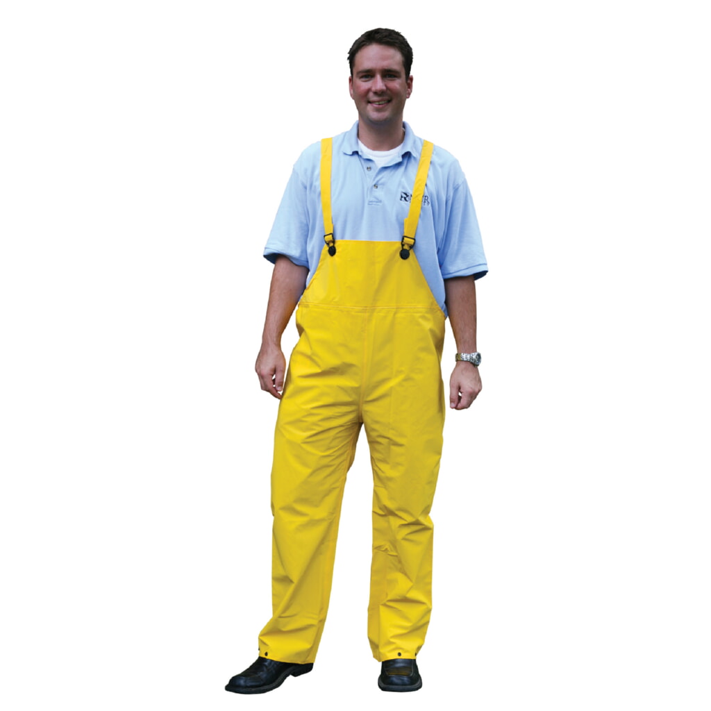 MCR Safety Garments Classic, .35mm, PVC/Poly, Bib Overall, N (200BFX4)