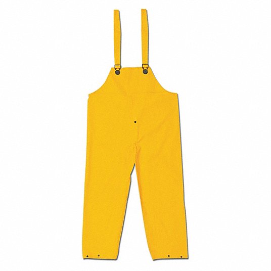MCR Safety Garments Classic, .35mm, PVC/Poly, Bib Overall, W (200BPM)