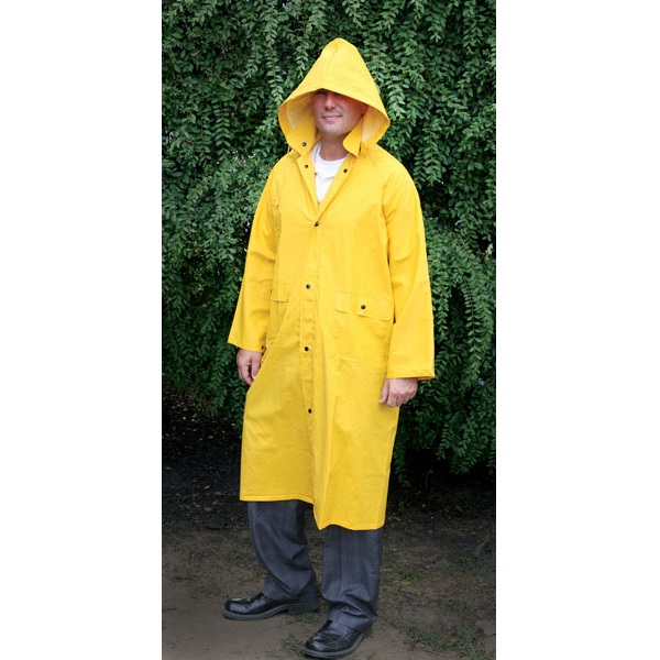 MCR Safety Garments Classic, .35mm, PVC/Poly, 49 Coat, YELLO (200CM)