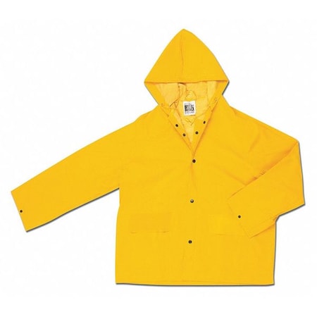 MCR Safety Garments Classic, .35mm, PVC/Poly, Jacket W/Att H (200JHX5)