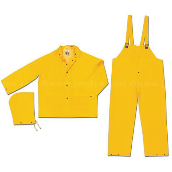 MCR Safety Garments Classic, .35mm, PVC/Poly, Jacket, YELLOW (200JL)
