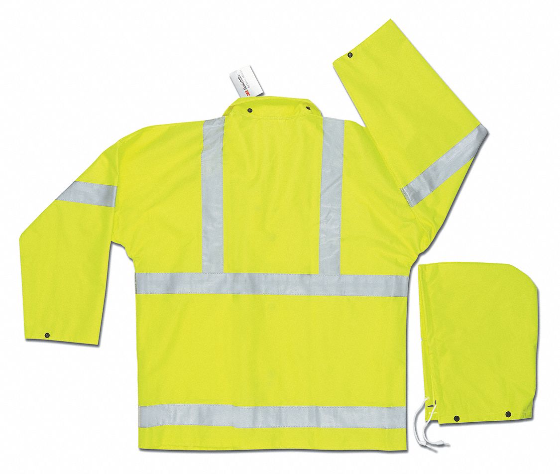 MCR Safety Garments Luminator, .38mm, PVC/Poly, Suit, 3 PC, (2083SRL)
