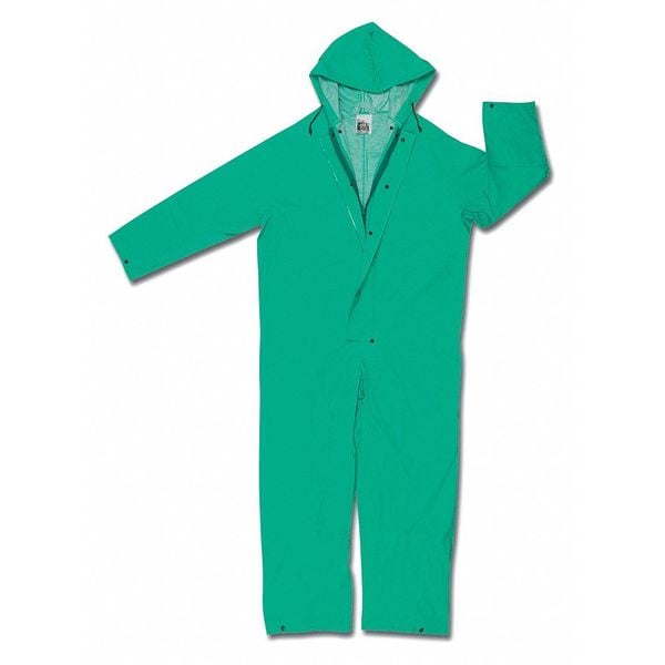 MCR Safety Garments Dominator, .35mm, PVC/Poly, Coverall, GR (2981X3)