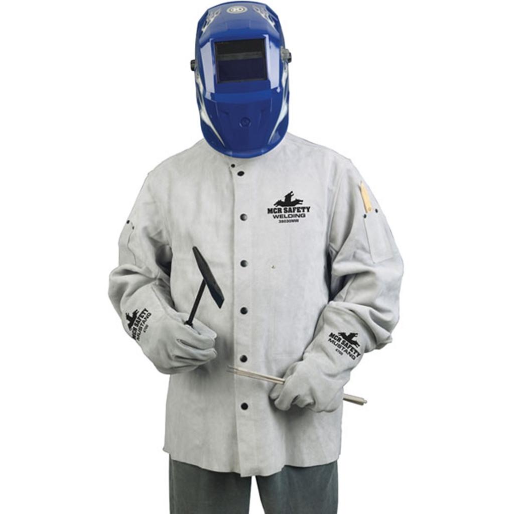 MCR Safety Garments Mphs Welding Leather 30" Jacket L (38030MWL)