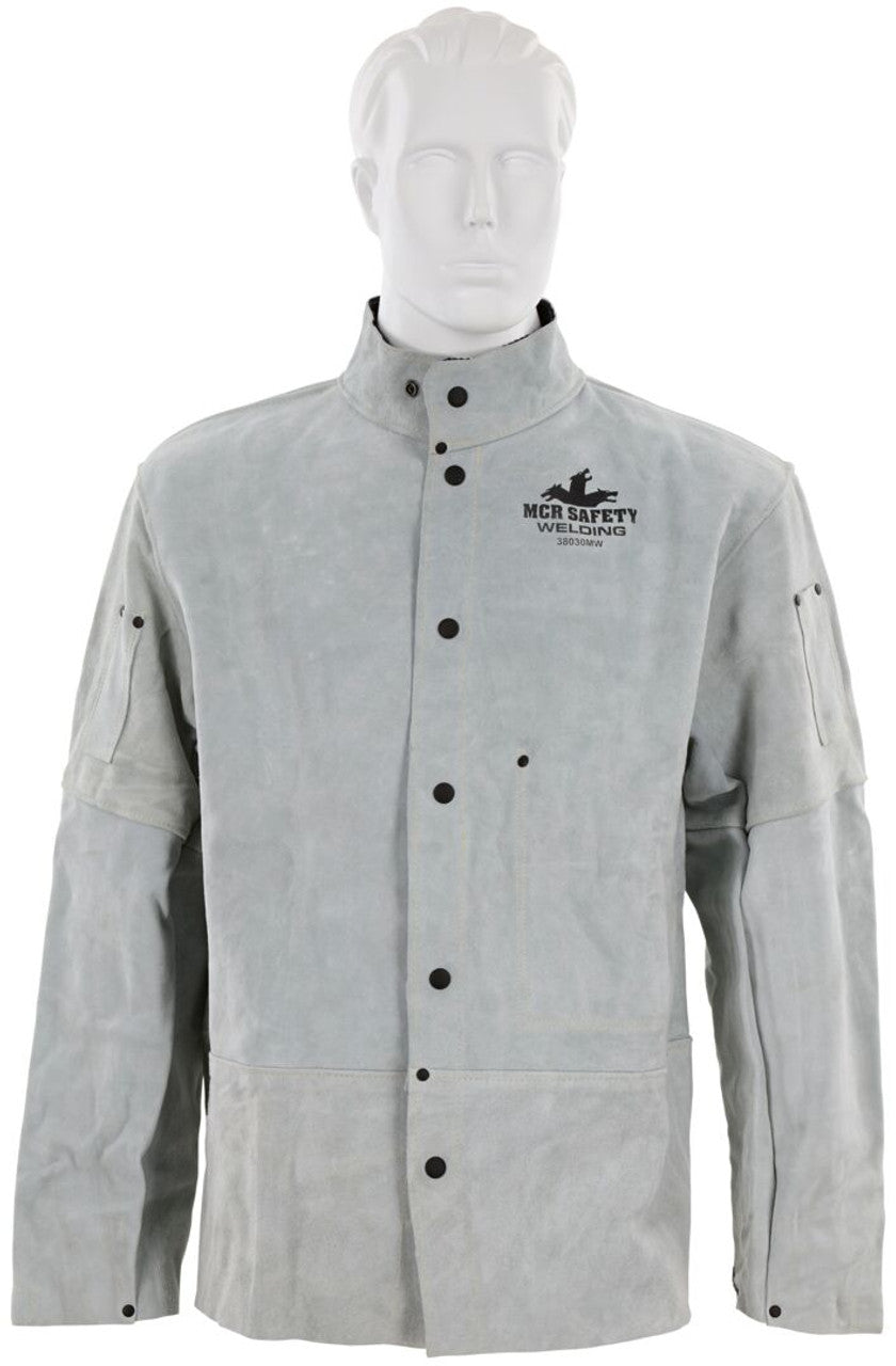 MCR Safety Garments Mphs Welding Leather 30" Jacket XXL (38030MWXXL)