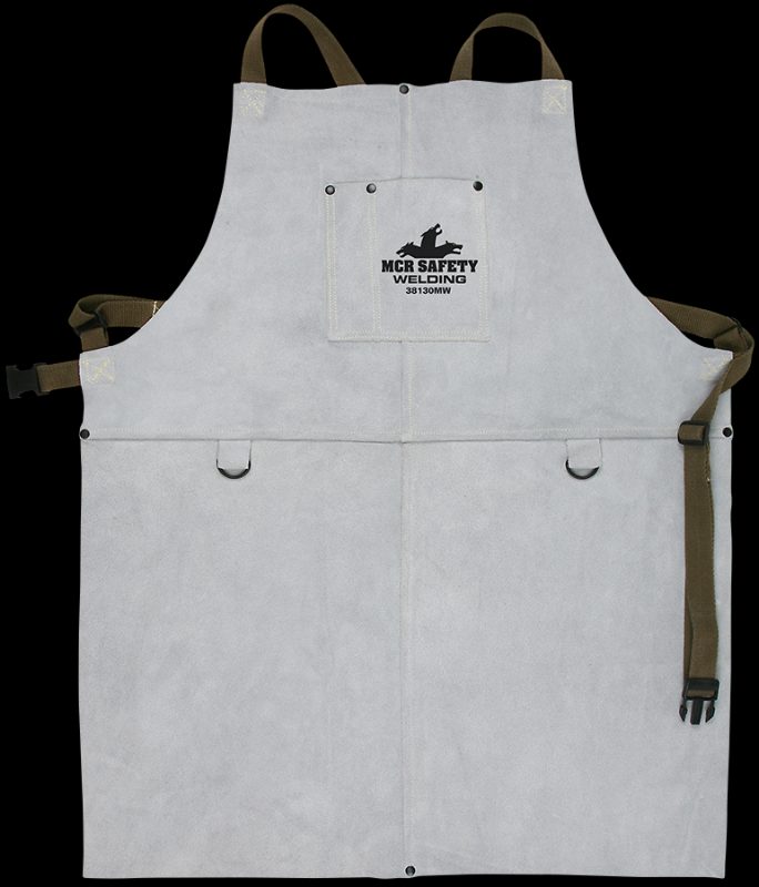 MCR Safety Garments Mphs Welding Leather 24x30 Bib Apron (38130MW)