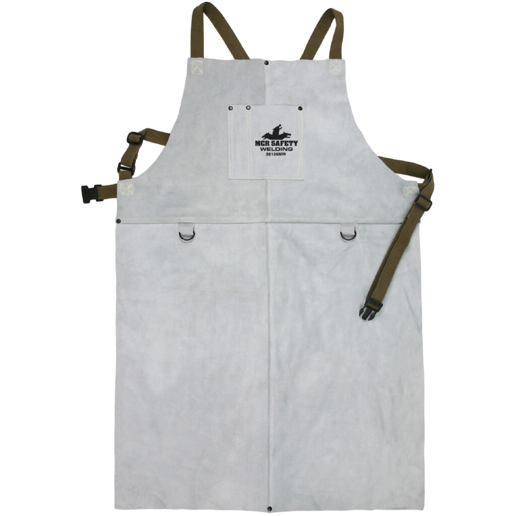 MCR Safety Garments Mphs Welding Leather 24x36 Bib Apron (38136MW)