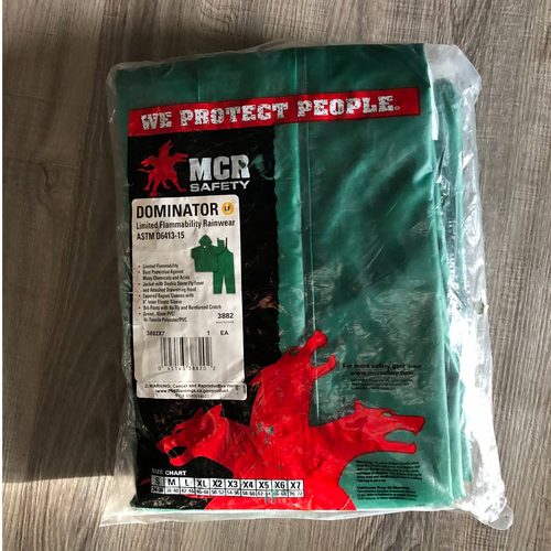 MCR Safety Garments Dominator, .42mm, PVC/Poly/PVC, Suit, 2 (3882S)