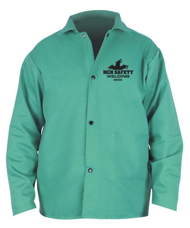 MCR Safety Garments F/R Green Cotton 45" Jacket XL (39045XL)