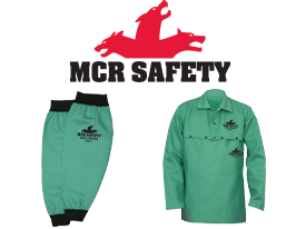 MCR Safety Garments Fire Resistent Green Cotton Cape Sleeve (39100XXL)