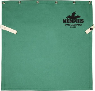 MCR Safety Garments F/R Green Cotton Welding Bib 20" LONG (39120)