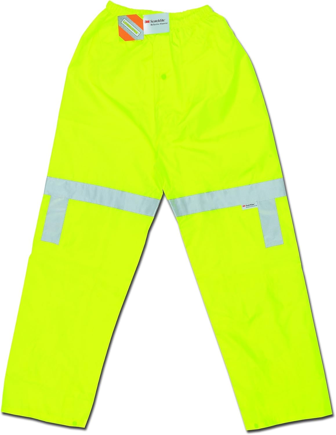 MCR Safety Garments Poly/Pu, Class III, Limegreen Waist Pant (500RPWX2)