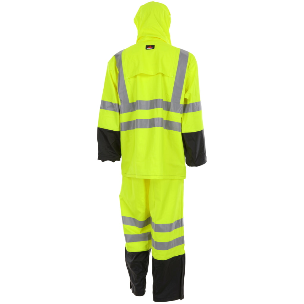MCR Safety Garments .40mm Pu/Poly,3 Pc Suit,2 tone M (5182SM)