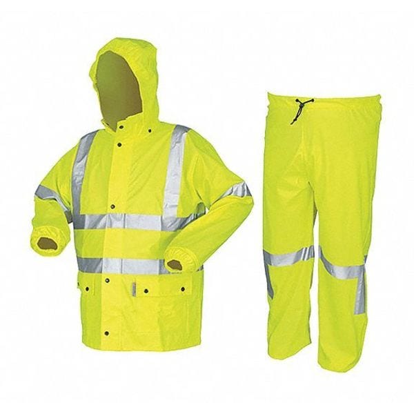 MCR Safety Garments .40mm Stretch Pu/Cotton Poly, 2 Pc Suit (5182X2)