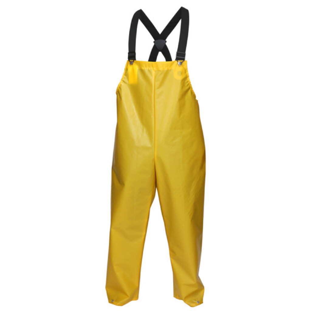 MCR Safety Garments .25mm, TPU/Nylon, Bib Pant, Yellow XL (560BFXL)