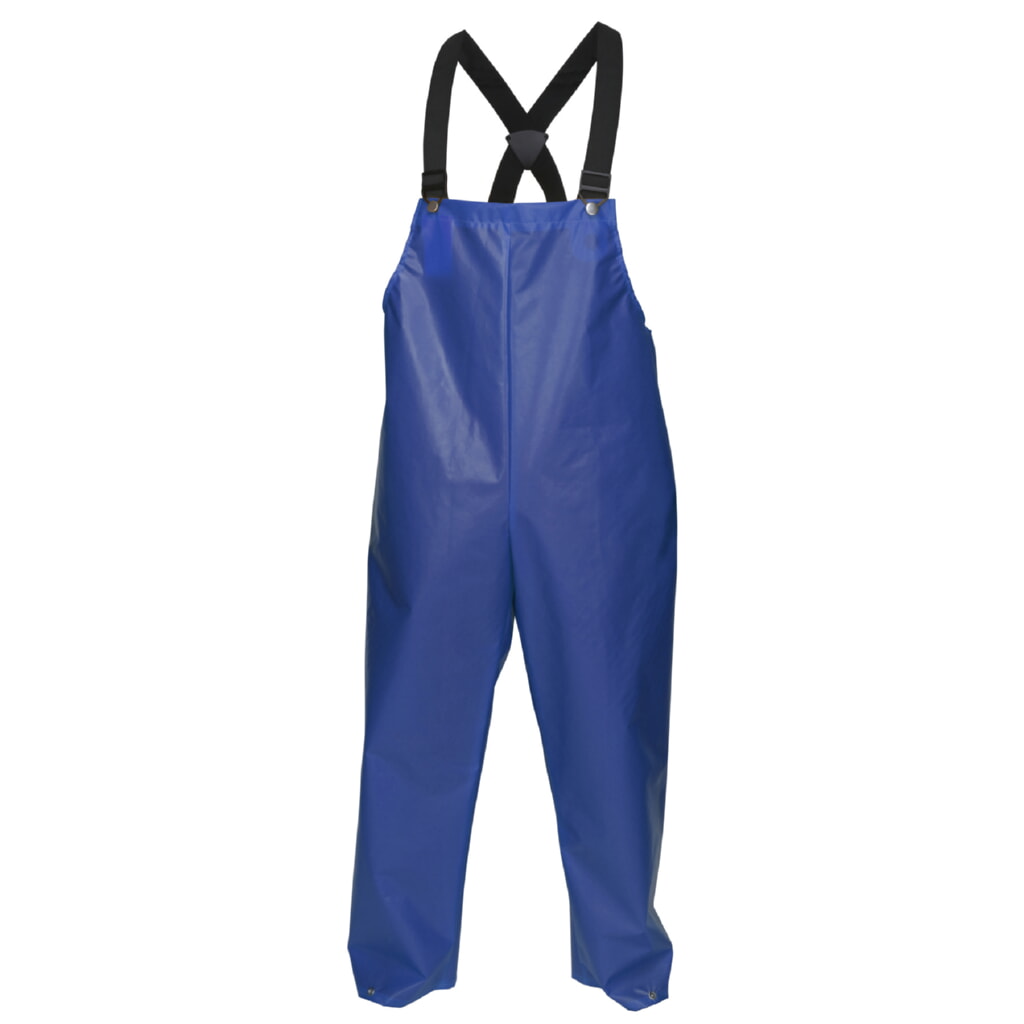 MCR Safety Garments .25mm, TPU/Nylon, Bib Pant, Blue M (563BFM)
