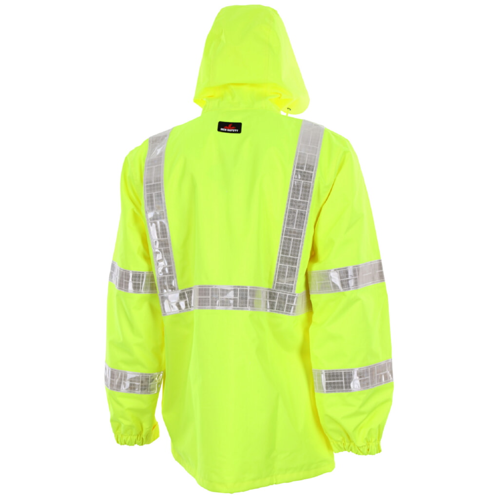 MCR Safety Garments Breathable Pu/Poly, Class 3 Jacket W/ H (598RJHL)