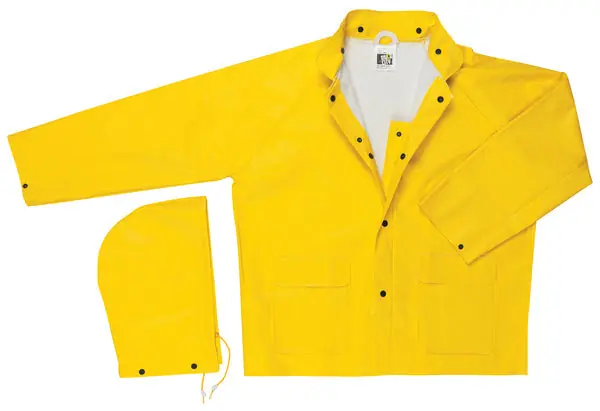 MCR Safety Garments Commodore, PVC/Non-Woven Poly/Nylon, Jac (600JX3)