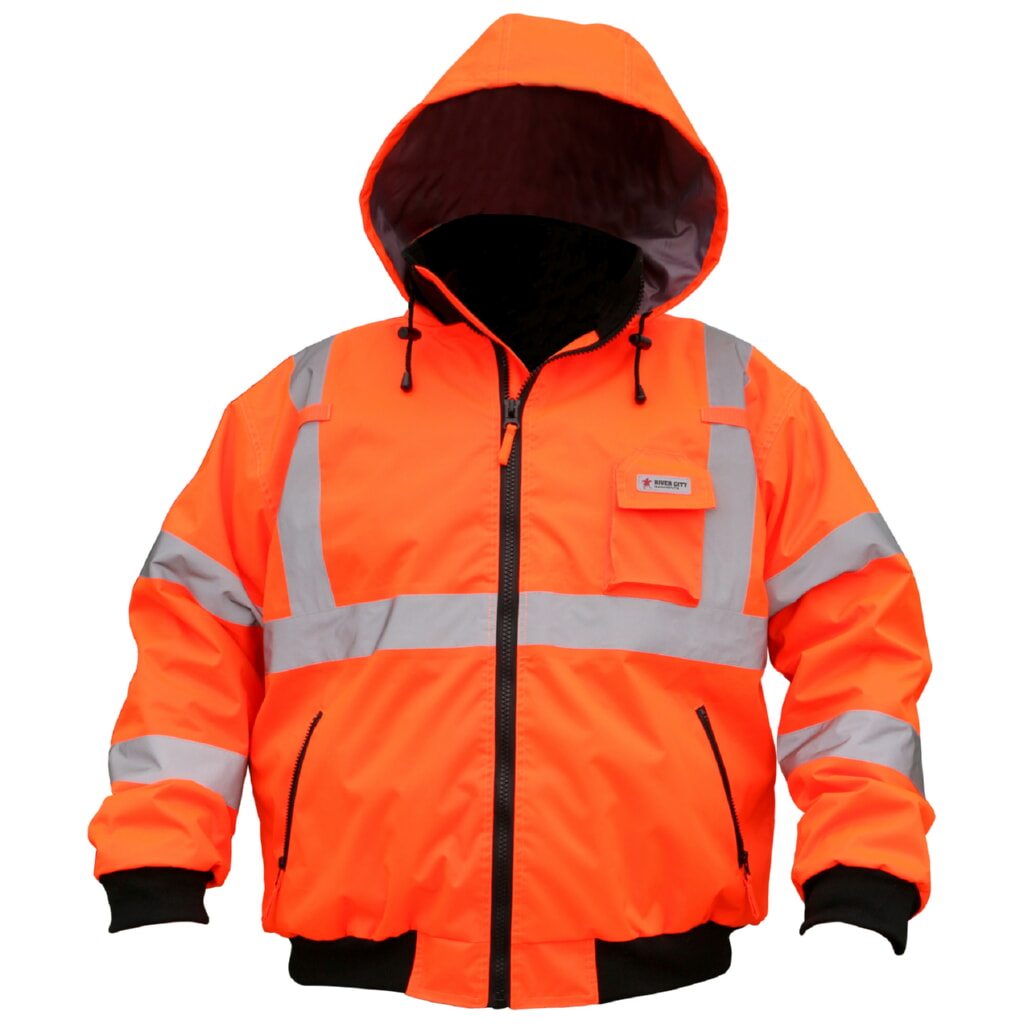 MCR Safety Garments Bomber Plus 2-1 Class 3 Orange M (BP2CL3OM)
