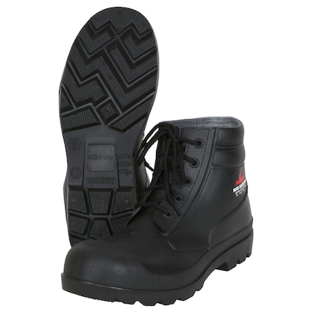 MCR Safety Garments 6" PVC Boot,Blk,Steel Toe, Lace-Up 13 (BPB6S13)