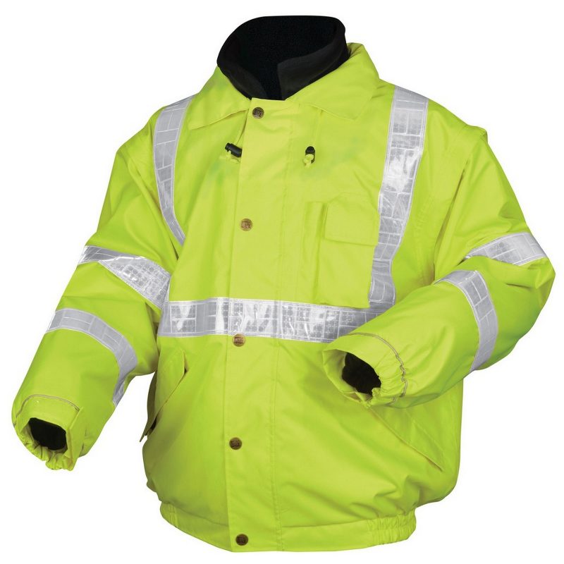 MCR Safety Garments Bomber Plus Jkt, zip-in fleece liner,CL3 (BPCL3LL)