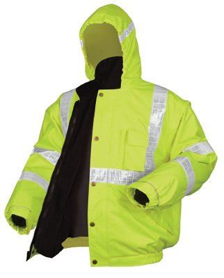 MCR Safety Garments Bomber Plus Jkt, zip-in fleece liner,CL3 (BPCL3LX4)