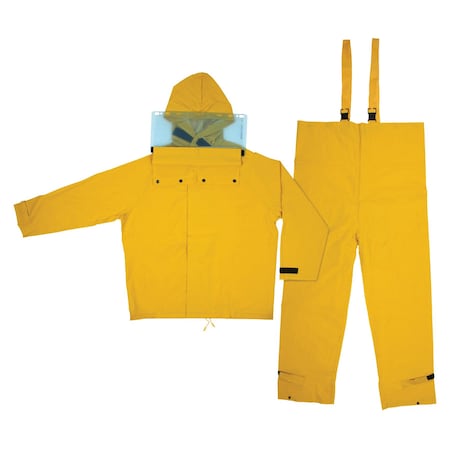 MCR Safety Garments Hydroblast LF .35mm,PVC/Poly,2PC X7 (FRHBS100X7)