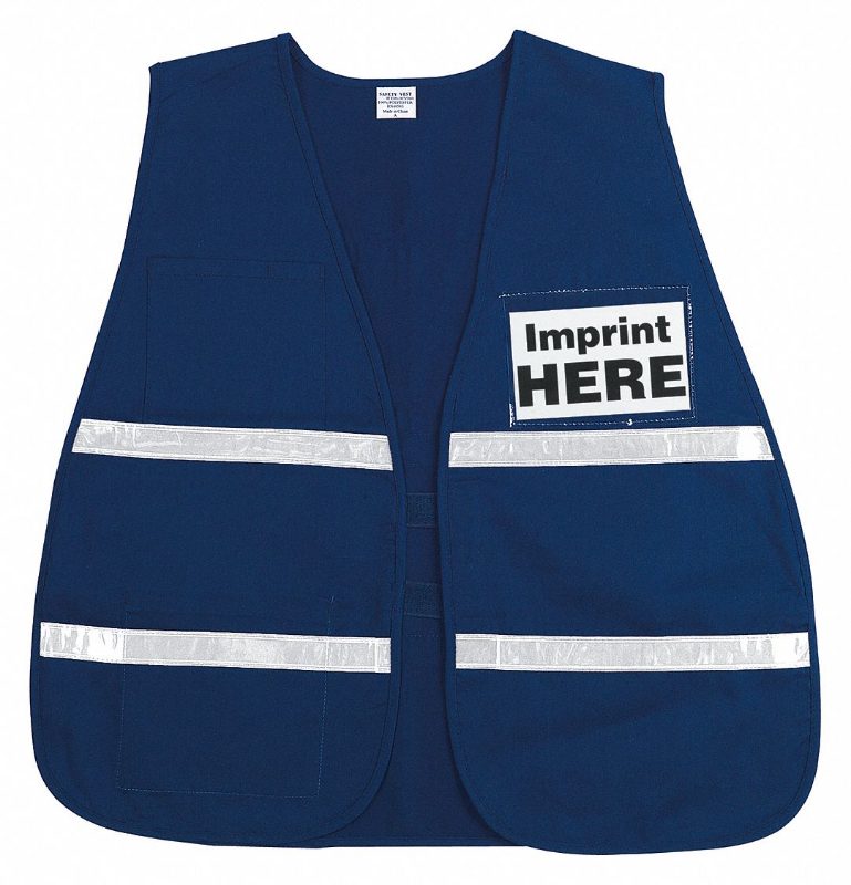 MCR Safety Garments Incident Vest, Blue, White Reflective (ICV203)