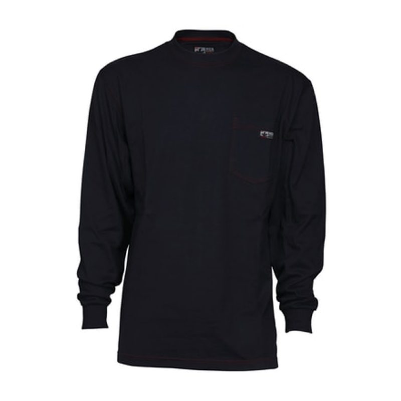 MCR Safety Garments LongSleeve,C2,Poly,TShirt, 2SlvrStrp X3 (LTSCL2LX3)