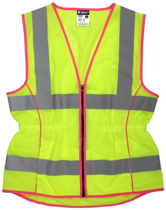 MCR Safety Garments Ladies,CL 2 Vest,Mesh,Lime S (LVCL2MLS)