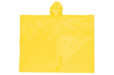 MCR Safety Garments Schooner .10mm PVC Dispos Poncho Yellow (O40)