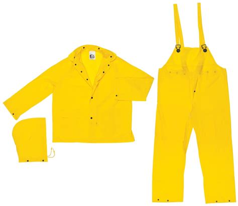 MCR Safety Garments Zodiac, .10mm, Single Ply PVC, Suit, 3 P (O503XL)
