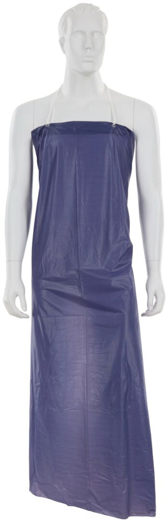 MCR Safety Garments 6 mil, Blue, Vinyl Apron, Raw Edge, 35 X (O63R7)