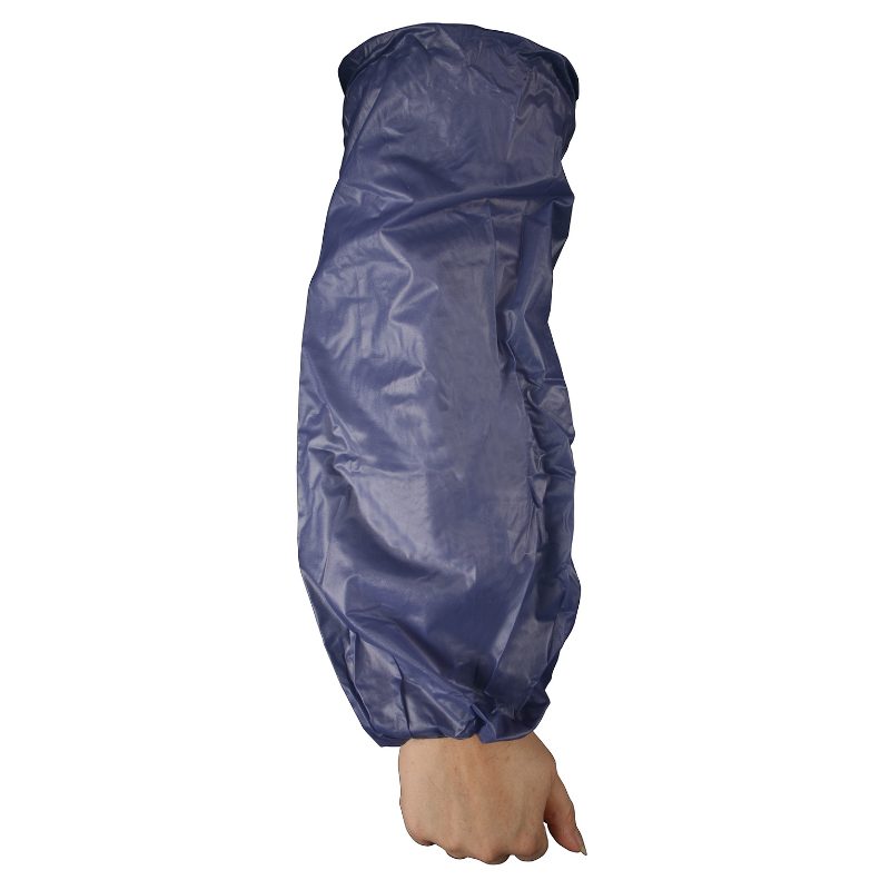 MCR Safety Garments 6 mil Blue Vinyl Elastic Sleeve(pr), 18 (S063E4)