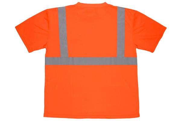 MCR Safety Garments CL2 TShirt,Birdeye,Wicking,Orang X4 (STSCL2MOX4)