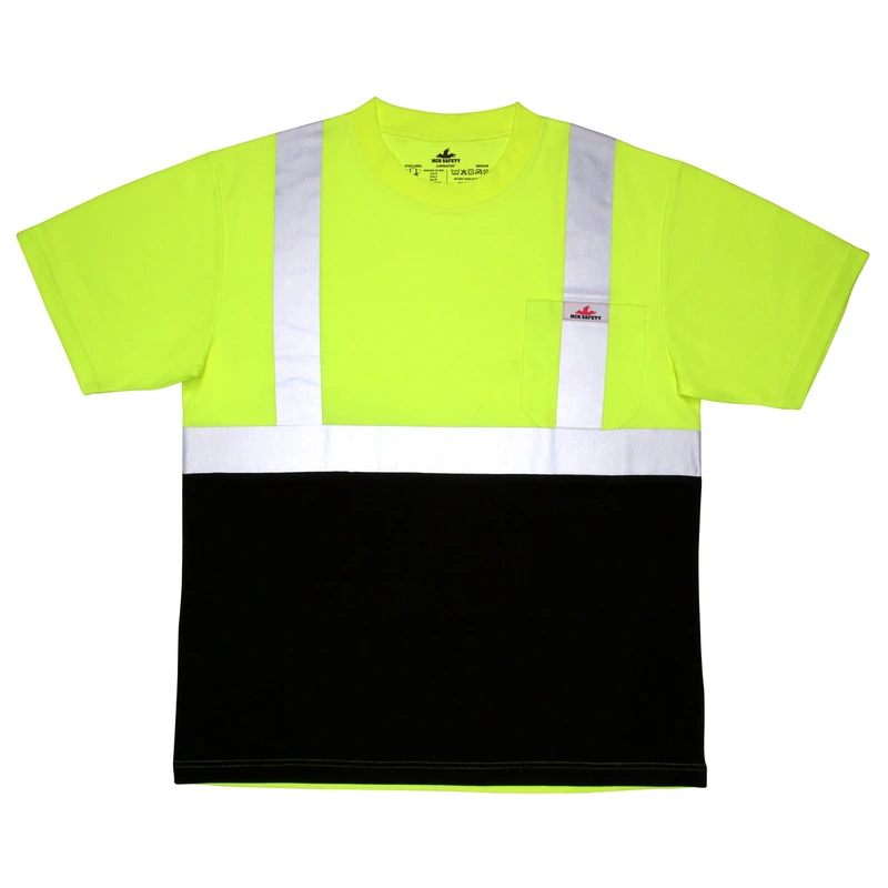 MCR Safety Garments Class 2,T-Shirt,Birdeye,Wicking X3 (STSCL2MSLX3)