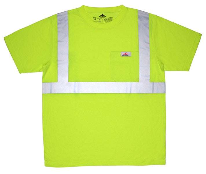 MCR Safety Garments Class 2,T-Shirt,Jersey knit XL (STSCL2SLXL)